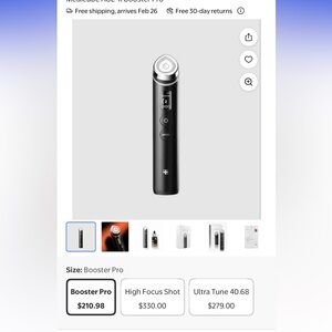 Black Booster Pro Facial Device